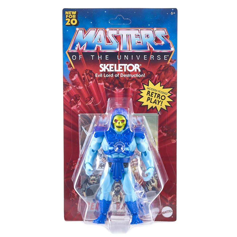 Masters of The Universe Figure with Comic Skeletor