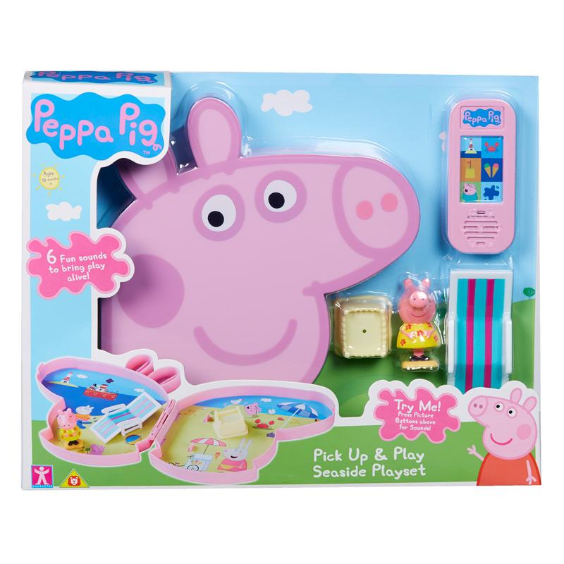 Peppa Pig Pick Up & Play SEASIDE PLAYSET 06677-SEASIDE