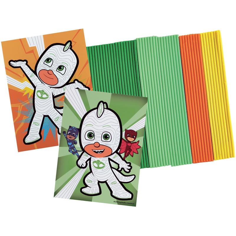 Plasticine Softeez PJ Masks Noodle Doodle Hero Set GEKKO PLF06000-GEKKO