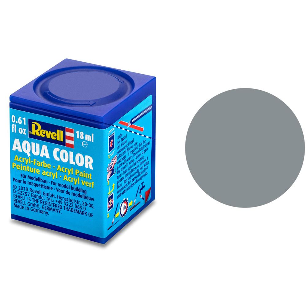 Revell Aqua Solid Matt - Medium Grey 43 RV36143
