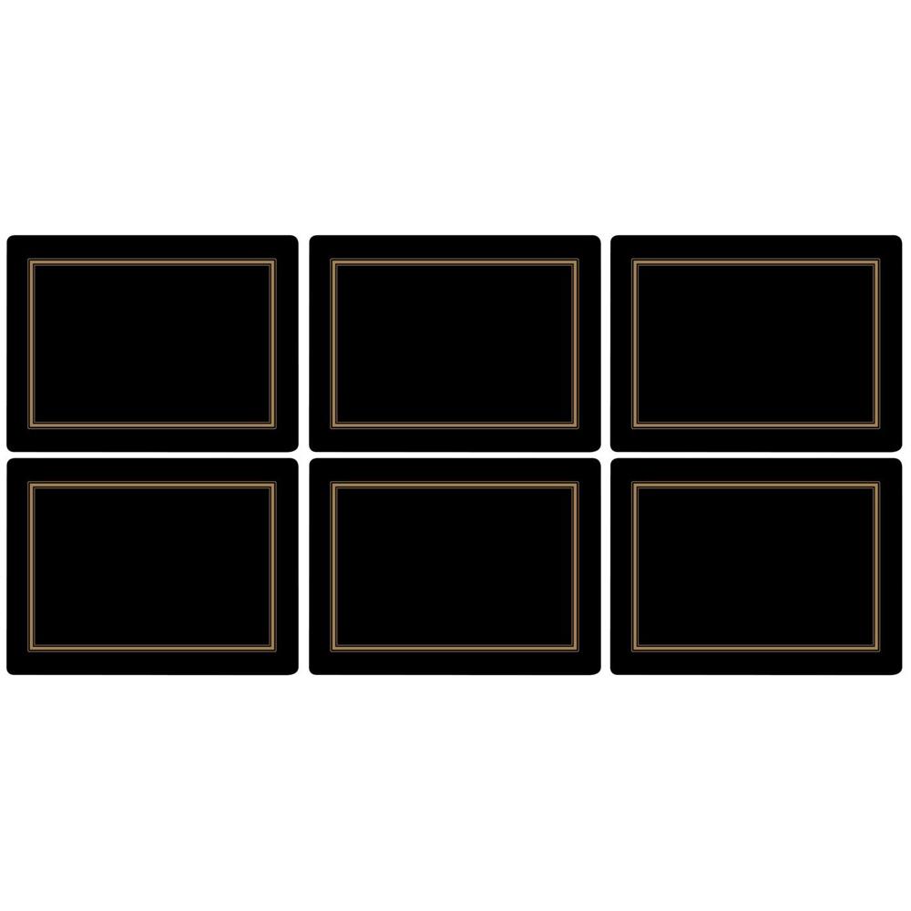 Pimpernel Black Classic PLACEMATS Set of 6 X0010568062