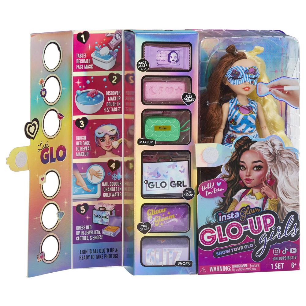 View 3 InstaGlam Glo-Up Girls Doll with 25 Fashion Surprises ERIN 83104