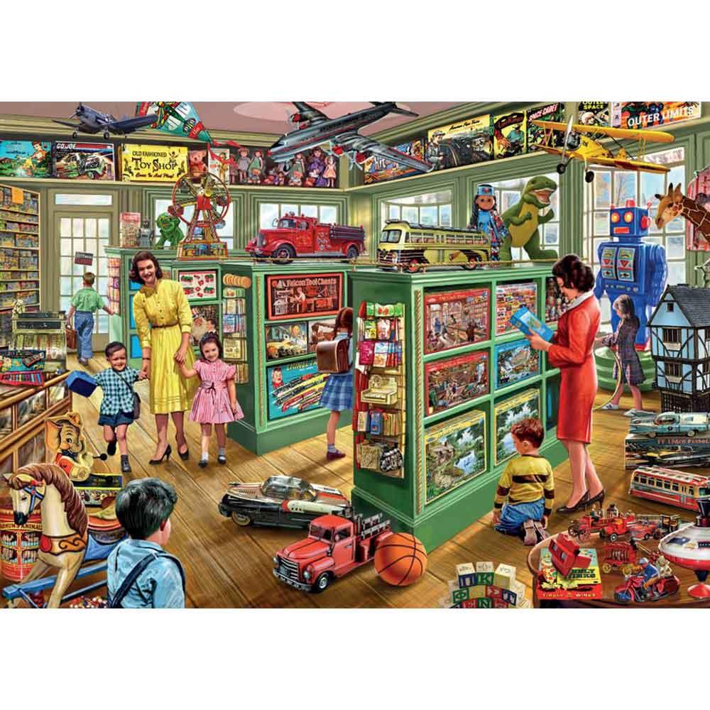 View 2 Kidicraft Ye Olde Toy Shoppe Steve Crisp 1000 Piece Jigsaw Puzzle 35003X
