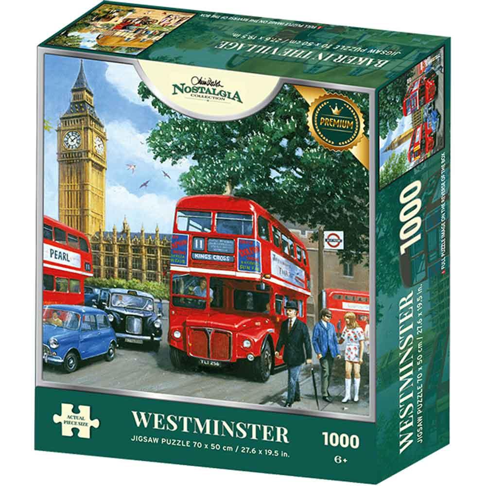 Kidicraft Kevin Walsh Nostalgia Westminster 1000 Piece Premium Jigsaw Puzzle K33026