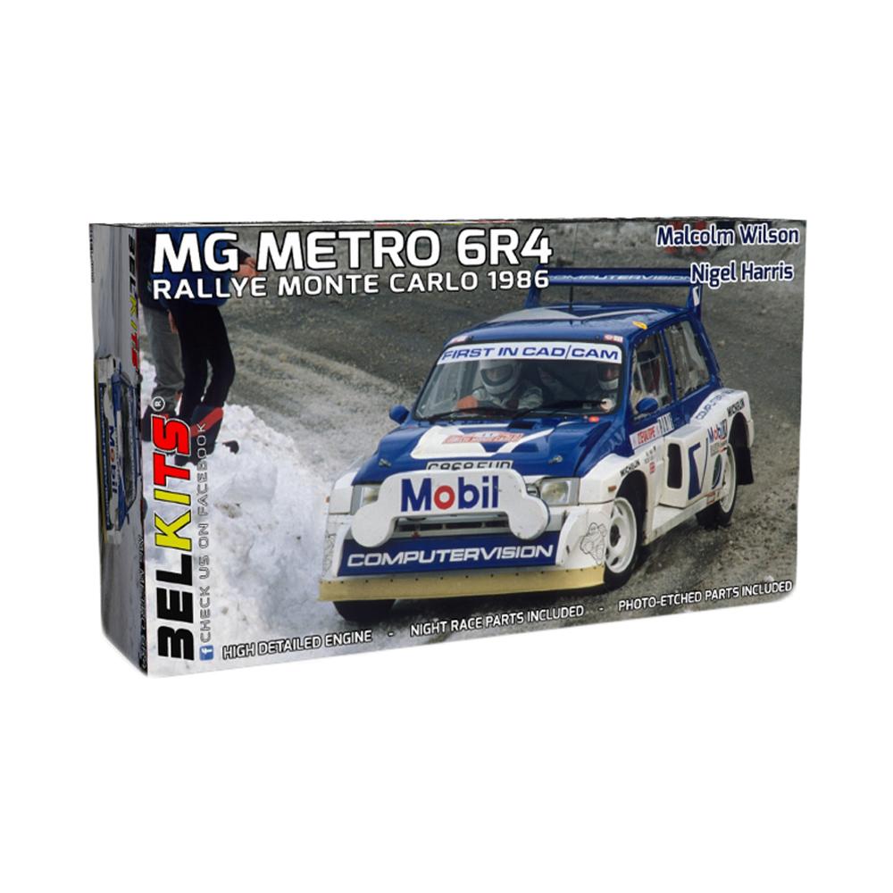 Belkits MG Metro 6R4 1986 MONTE CARLO Rally Car Model Kit Scale 1:24 BEL015