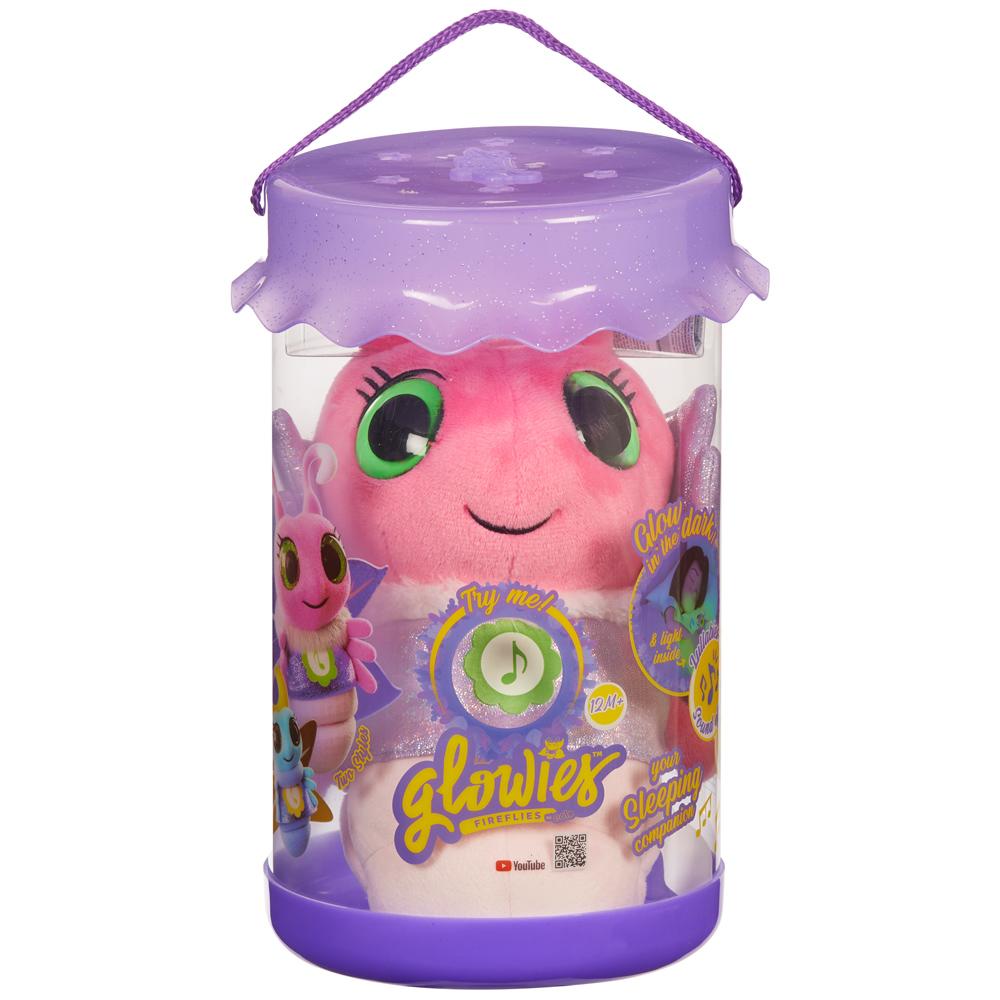 Glowies Firefly Sleeping Companion Soft Toy with Lights and Sounds in Pink GW001
