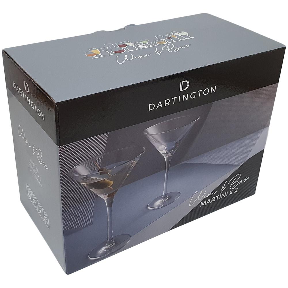 Dartington Crystal Wine & Bar MARTINI Glasses Set of 2 WB418/P
