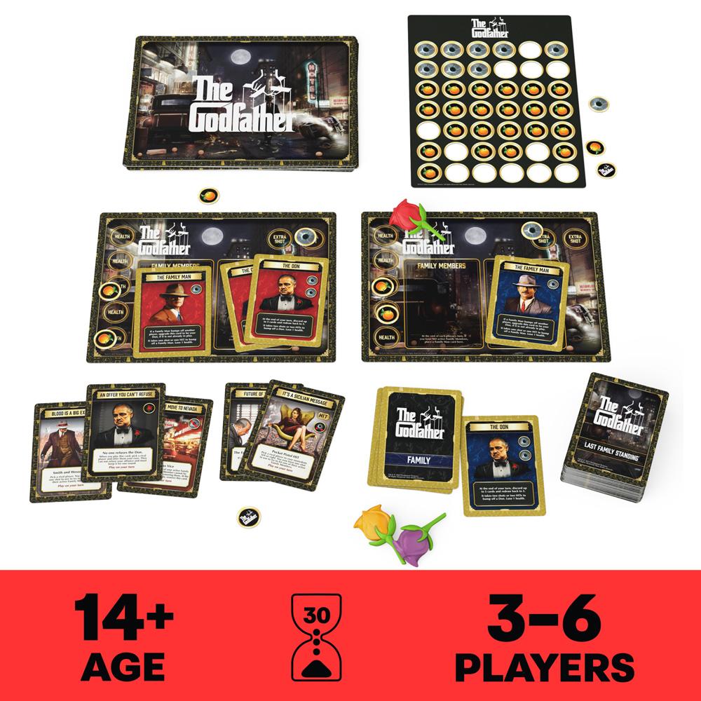 View 4 The Godfather The Last Family Standing Board Game for 3-6 Players Ages 14+ 6065467