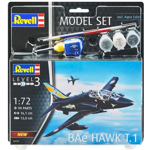 Revell Bae Hawk T.1 Military Plane Model Set Scale 1:72 64970
