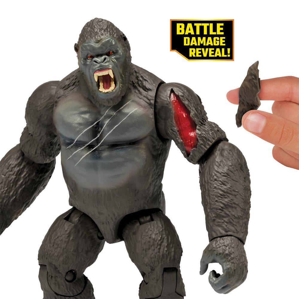 View 3 Monsterverse Kong Skull Island Ferocious Kong Figure with Articulation Ages 4+ MNG18000