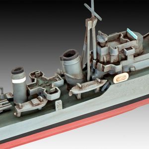View 5 Revell HMS Ark Royal & Tribal Class Destroyer Plastic Model Kit Scale 1/720 05149
