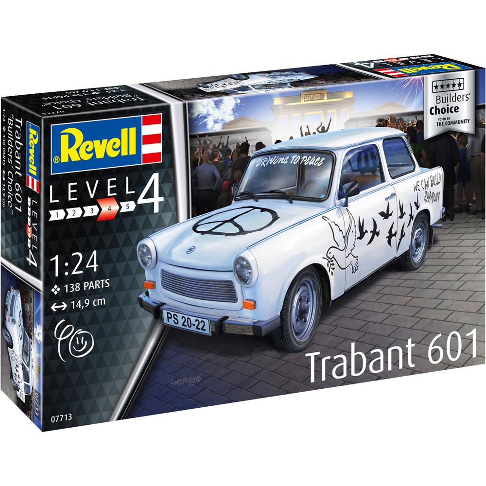 Revell Trabant 601 German Car Road Vehicle Model Kit 07713 Scale 1:24 07713