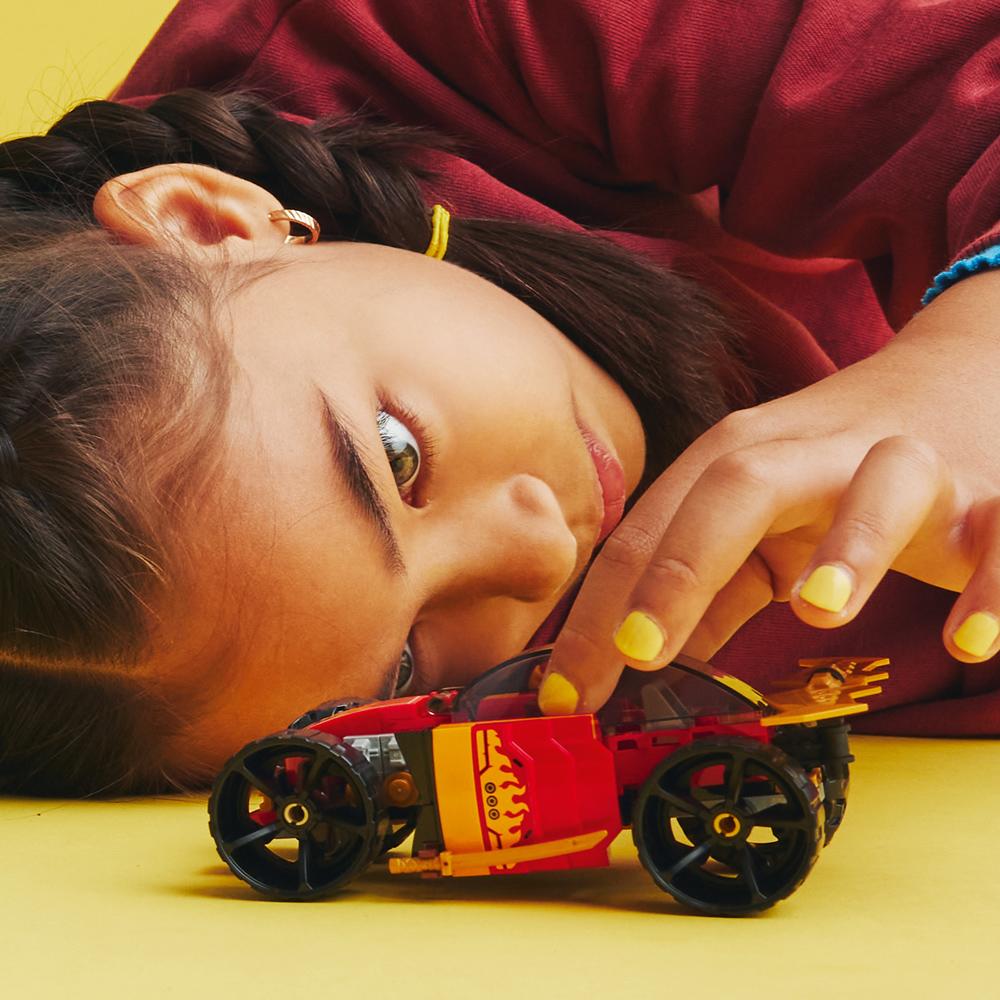 View 5 LEGO Ninjago Kai’s Ninja Race Car EVO Building Set Toy 94 Piece for Ages 6+ 71780