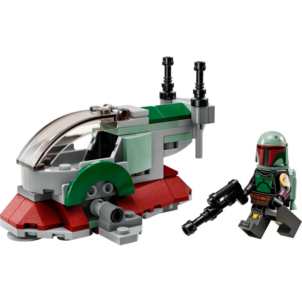View 2 LEGO Star Wars Microfighters Boba Fett's Starship Building Set Toy 85 Piece 75344