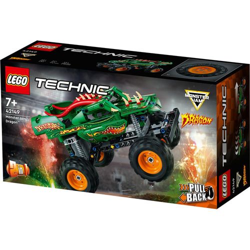 LEGO Technic Monster Jam Dragon Truck Building Set Toy 217 Piece L42149