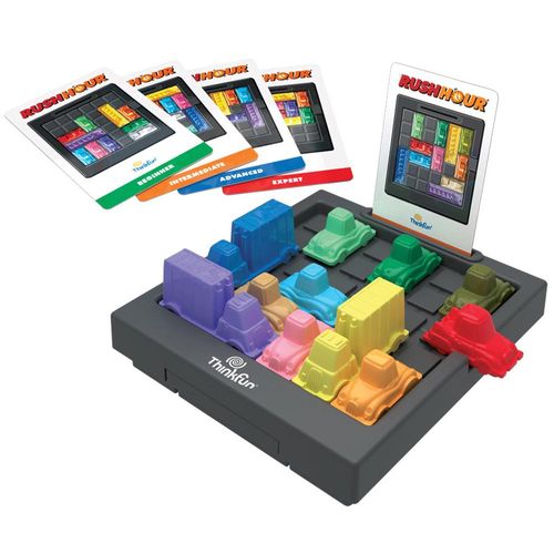 Thinkfun Rush Hour Traffic Jam Logic Game with 40 Challenge Cards for ...