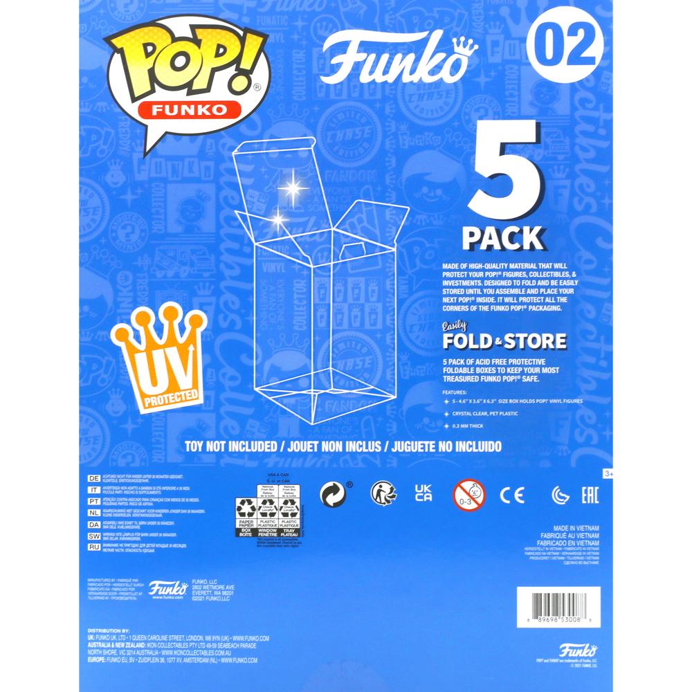 Funko POP! Protector: 5PK Foldable POP Protector (UV)
