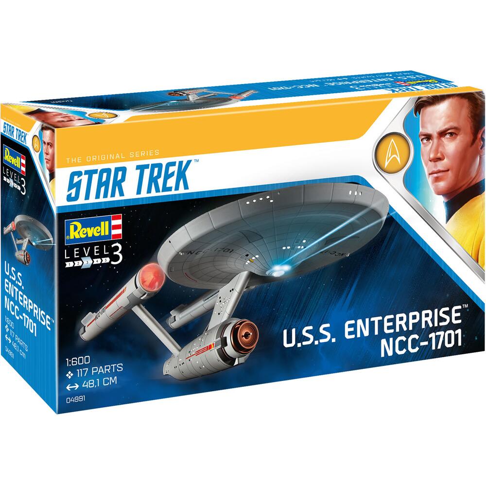 Revell Star Trek U.S.S Enterprise NCC-1701 Model Kit Scale 1:600 04991