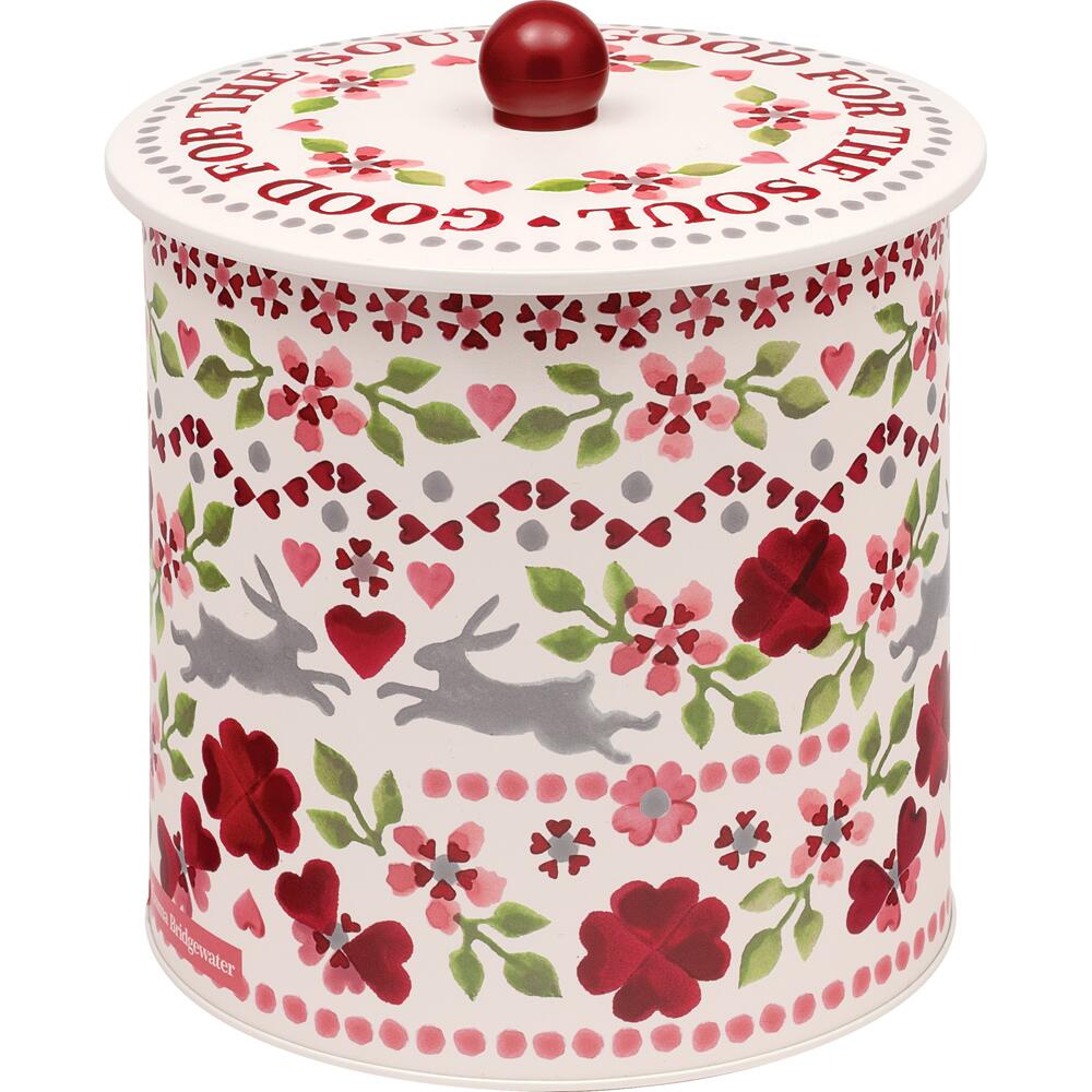 Emma Bridgewater Love Birds Steel Biscuit Barrel