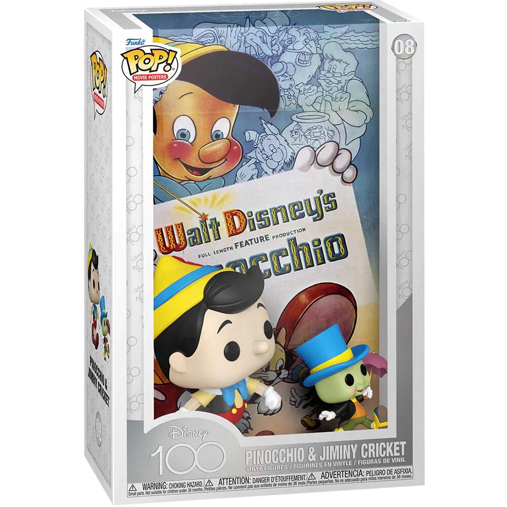 Funko POP! Movie Posters Disney Pinocchio and Jiminy Cricket Vinyl Figure Set #08 67579