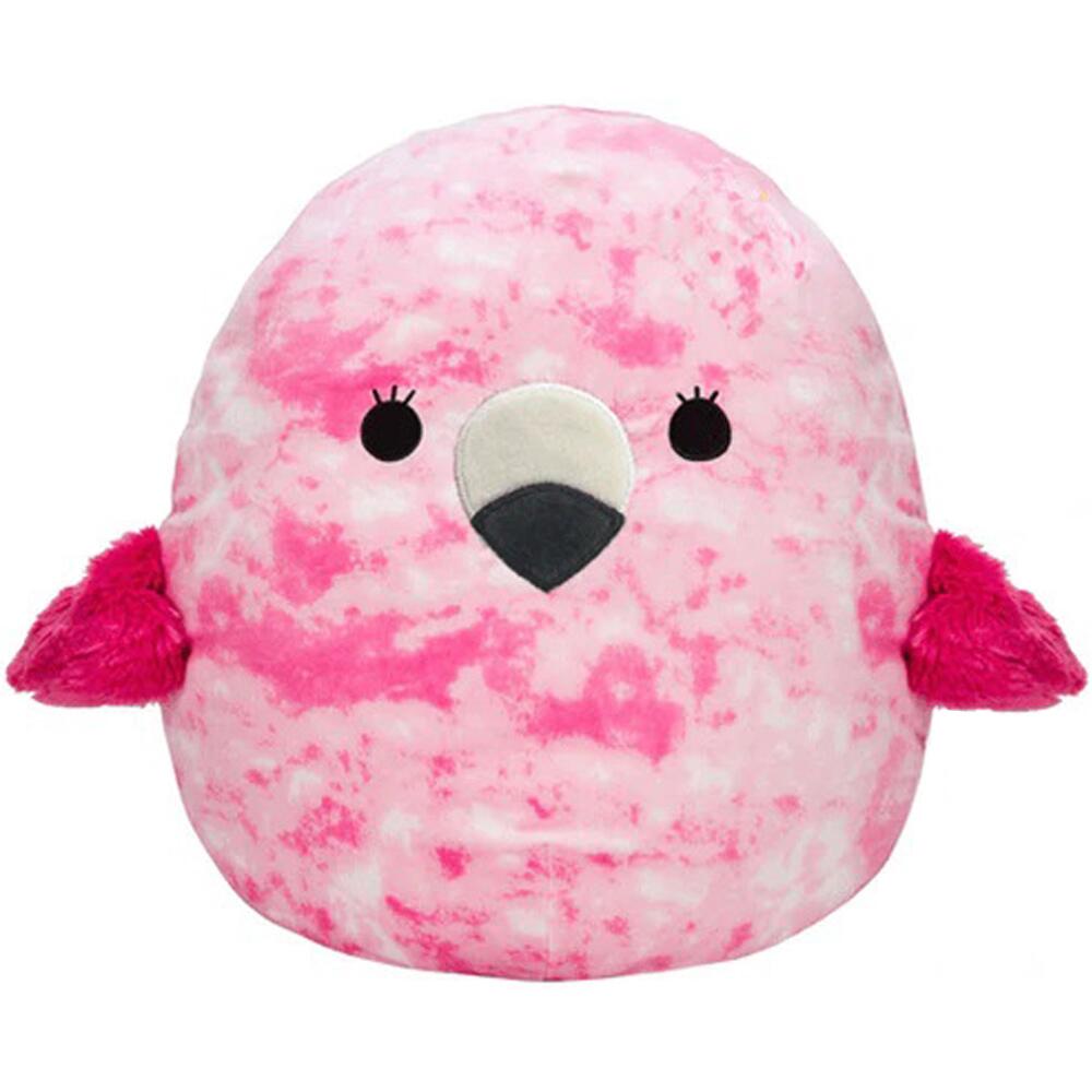 Squishmallows Cookie the flamingo 3.5 Clip on bag backpack Official  Kellytoy plush 