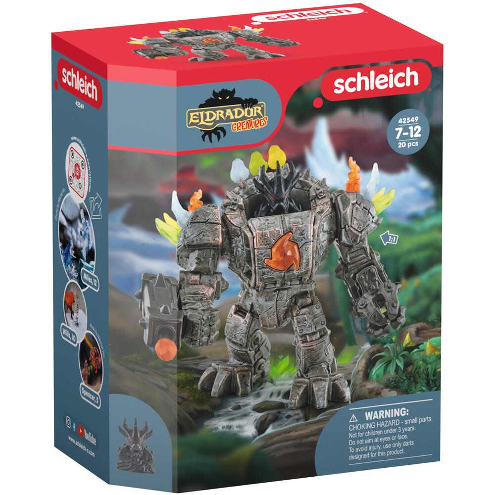 Schleich Eldrador Creatures Master Robot with Mini Creature for Ages 7-12 42549