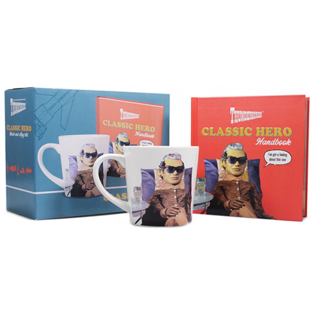 View 2 Thunderbirds Classic Hero Book & Ceramic Mug Gift Set BKMGTB02