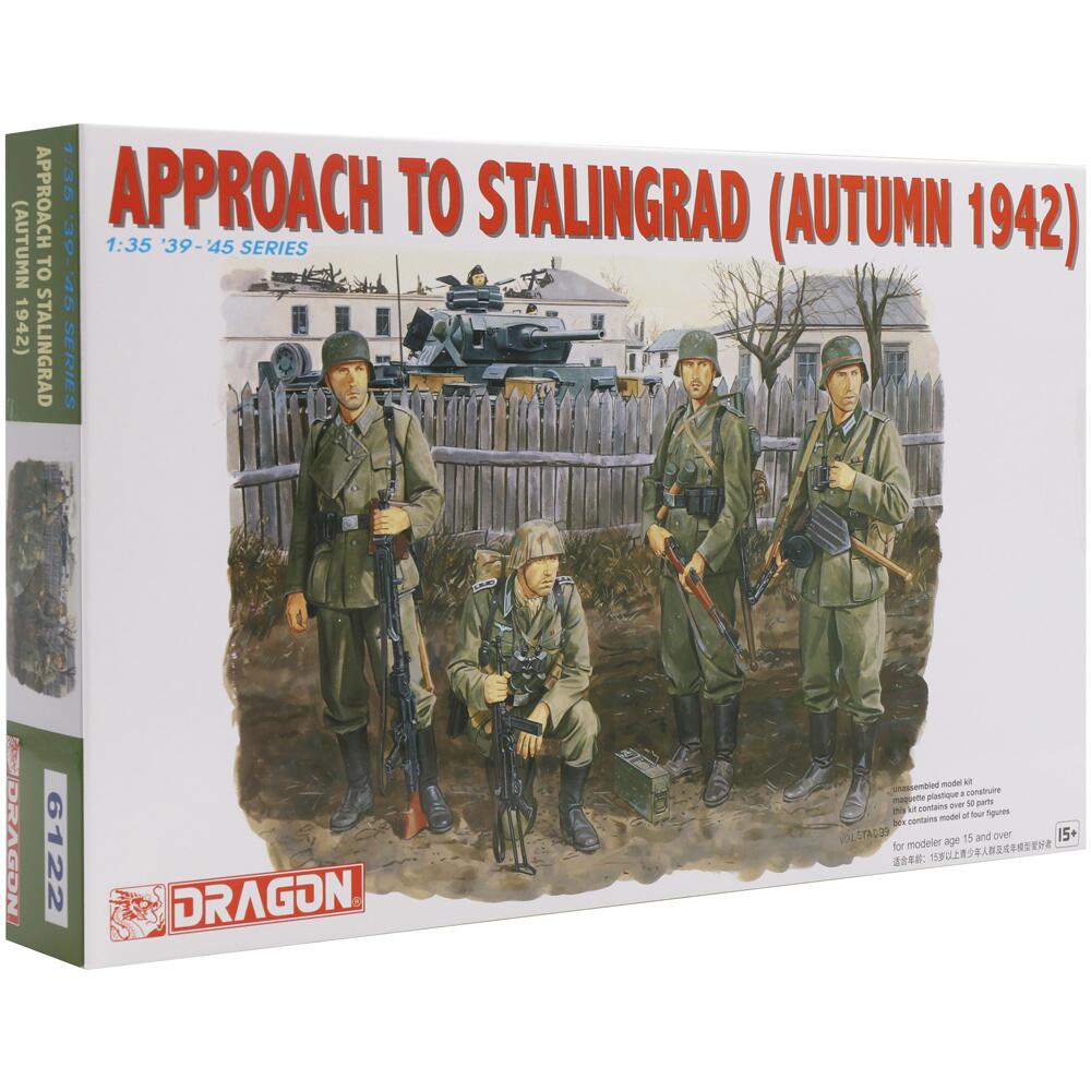 Dragon Approach to Stalingrad (Autumn 1942) German Troop Figure Set 1:35 Scale D6122