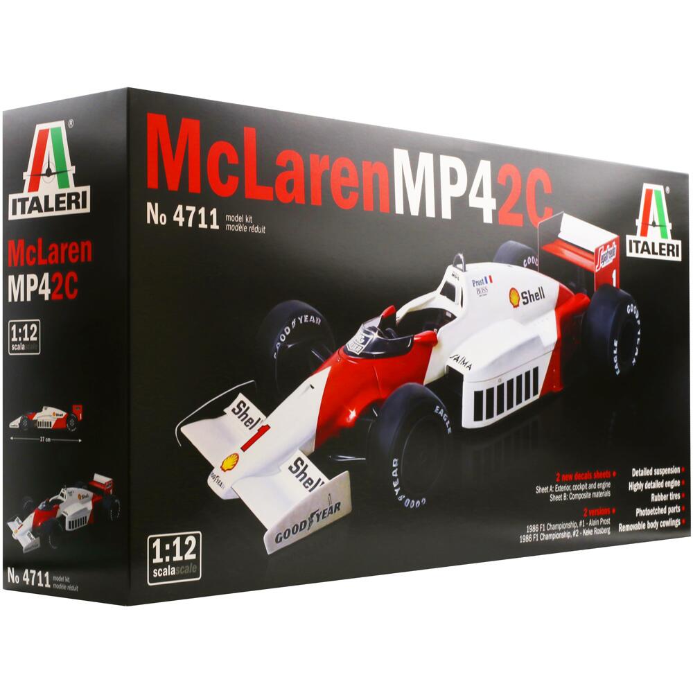 Italeri McLaren MP4/2C Racing Car Model Kit 4711 Scale 1:12 4711