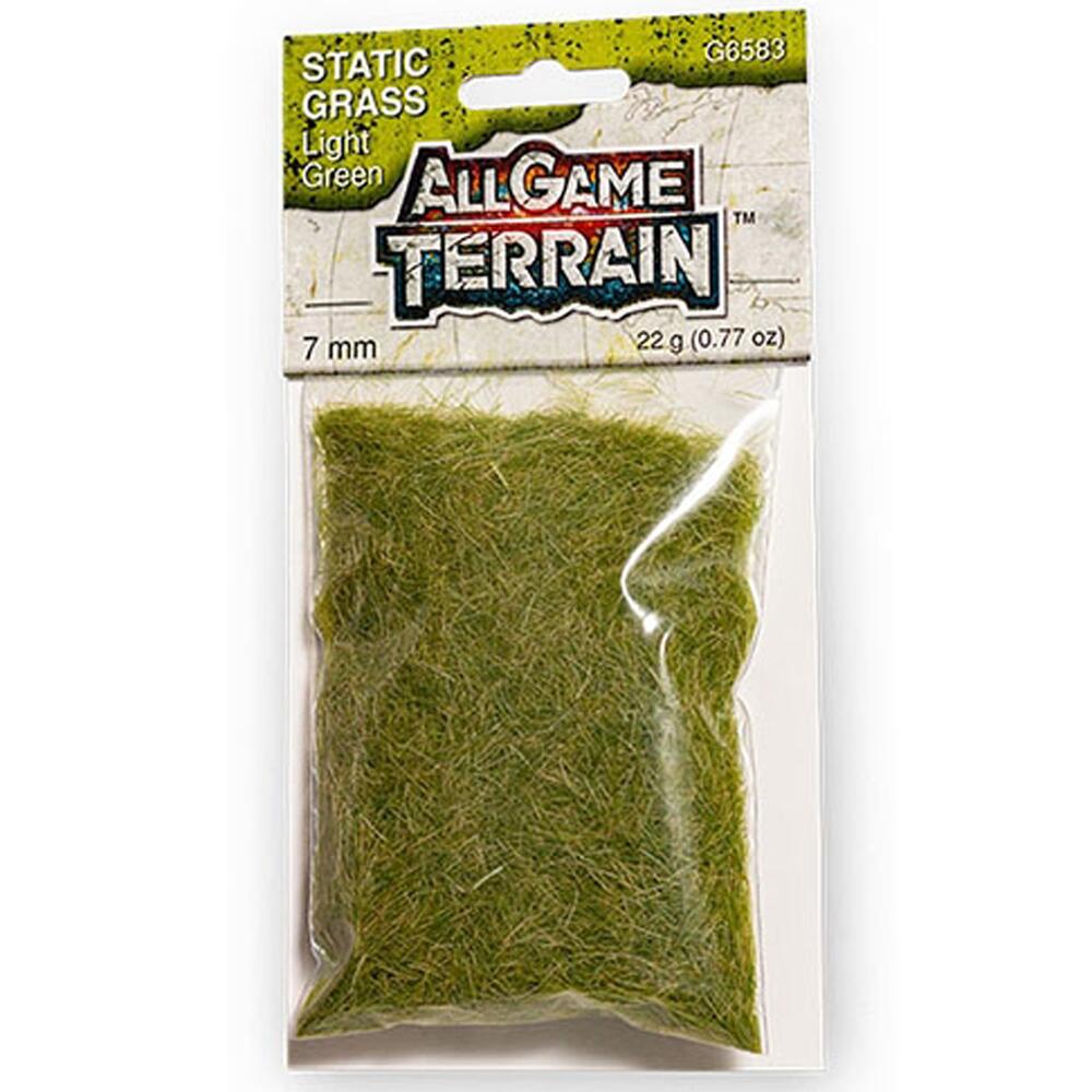 All Game Terrain Static Grass Wargaming Scenery Light Green 7mm 22g G6583
