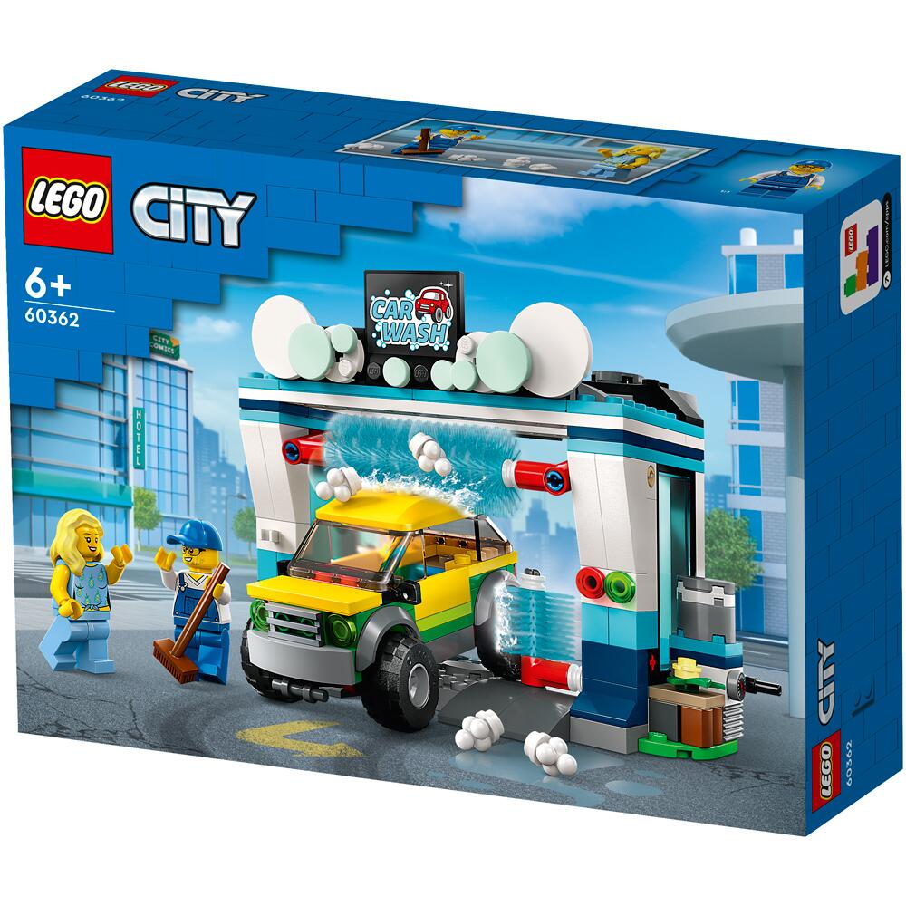 LEGO City Car Wash Building Set Toy 243 Pieces for Ages 6+ 60362
