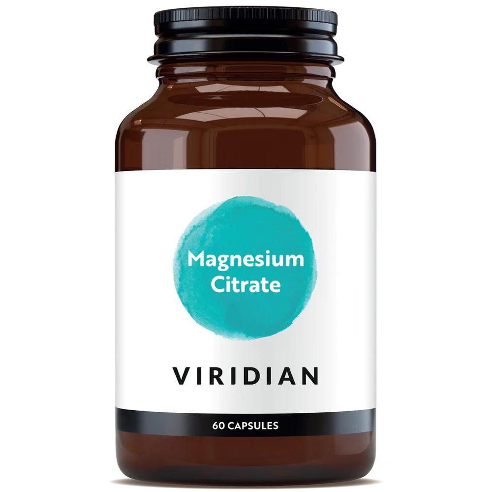 Viridian Magnesium Citrate 60 Capsules Vegan 0305