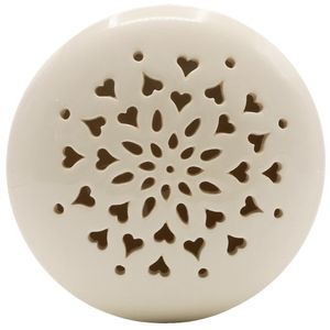 View 2 Royal Creamware Pierced Trinket Box 12cm Large OC74