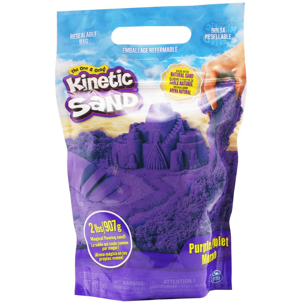 Kinetic Sand 2lbs 907g Resealable Bag PURPLE 20106426