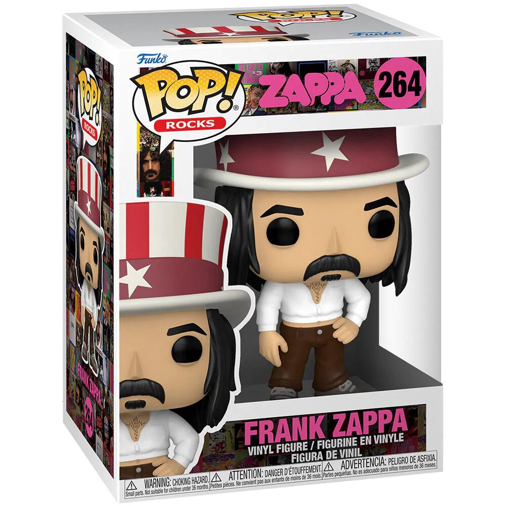 Funko POP! Rocks Frank Zappa Vinyl Figure #264 11cm Tall 61439