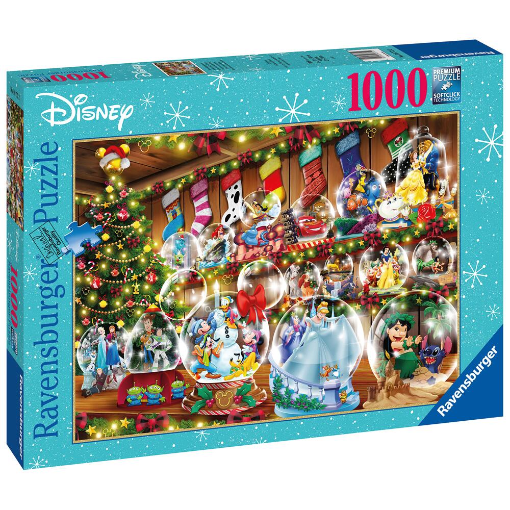 Ravensburger Disney Christmas Snow Globe Jigsaw Puzzle 1000 Piece 16772