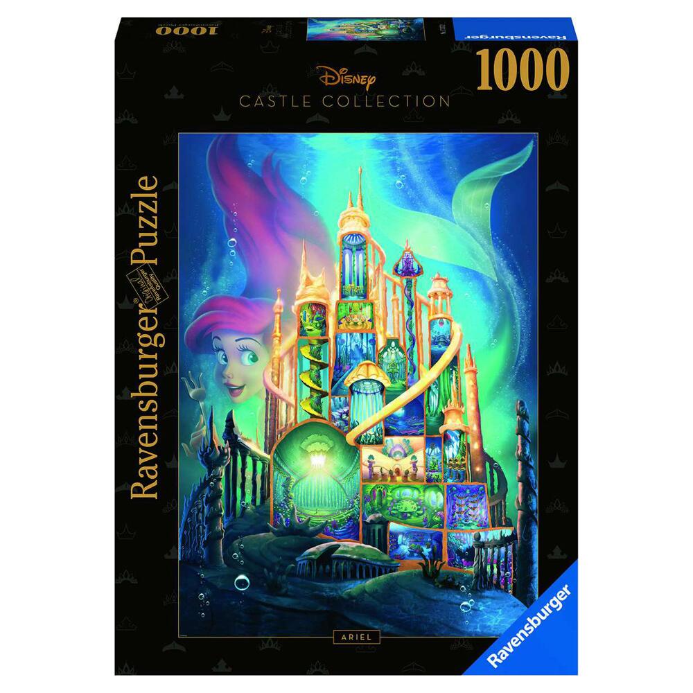 Ravensburger Disney Castles Ariel 1000 Piece Jigsaw Puzzle 17337