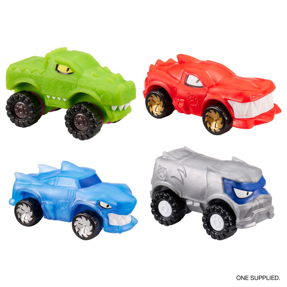 Goo Jit Zu Goo Mobile - Smash Trash - Auto Morbida E Comprimibile - Giocattolo Che Cambia Forma - Collezionabile