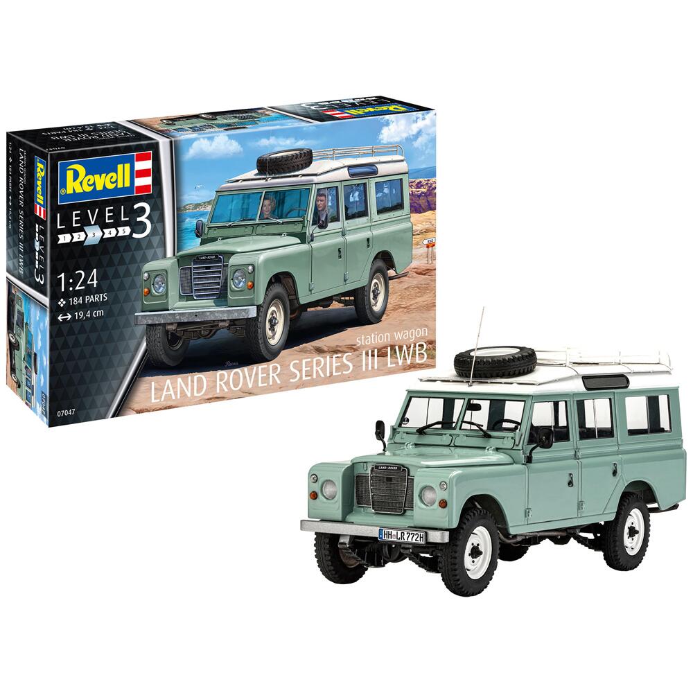 Revell Land Rover Series III LWB Station Wagon Car Model Kit Scale 1:24 07047