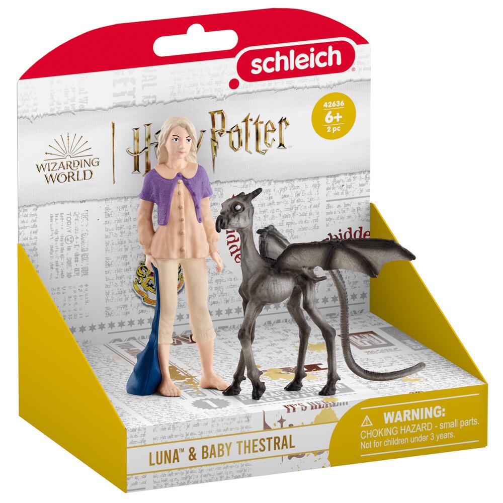 Schleich Harry Potter Luna Lovegood & Baby Thestral Figure Set 42636