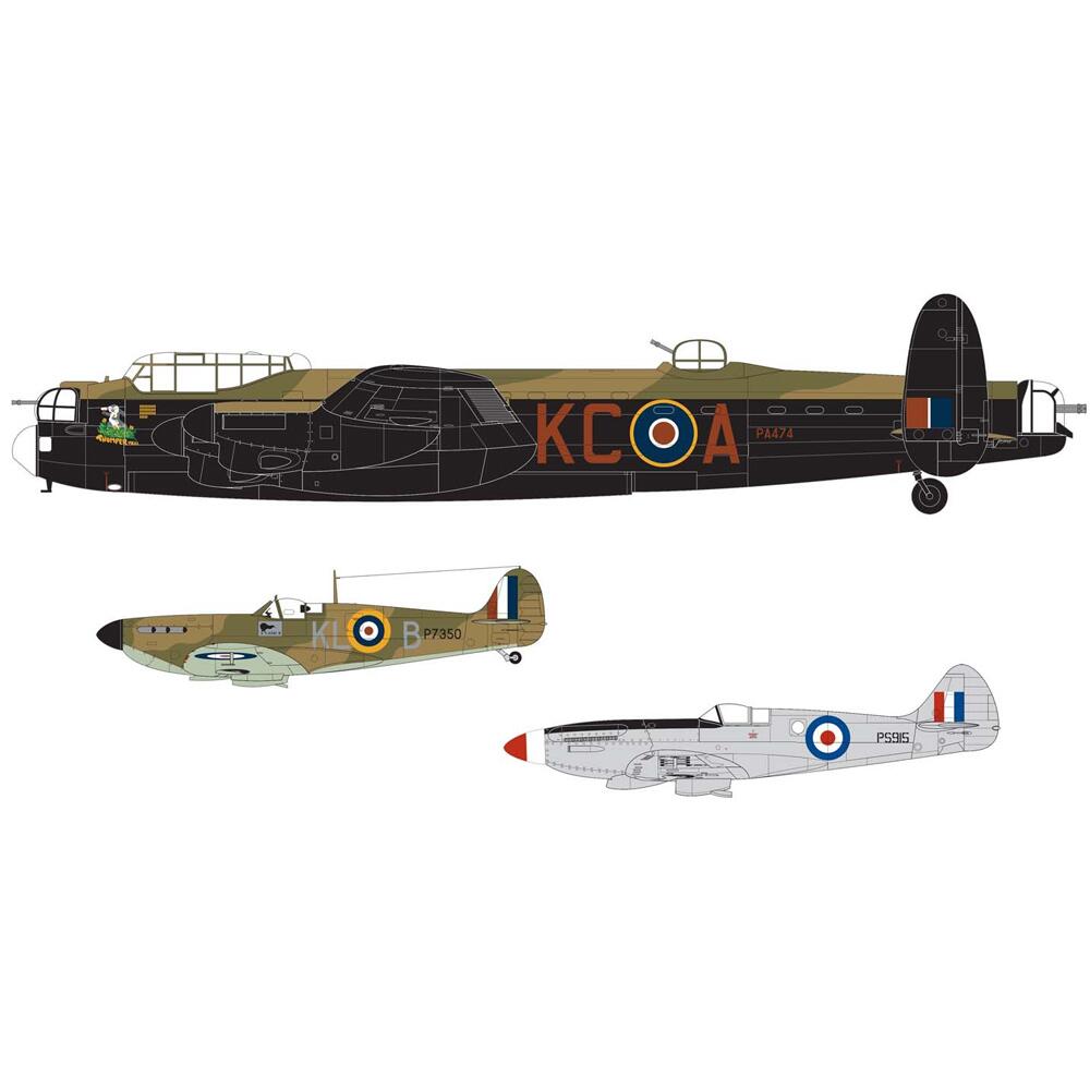 Airfix Battle Of Britain Memorial Flight Aircraft Model Kit | A50182