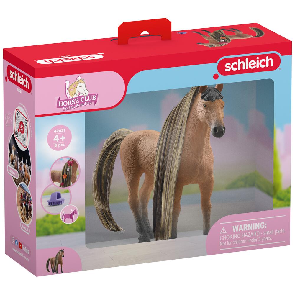 Schleich Horse Club Akhal-Teke Stallion Figure Set 42621