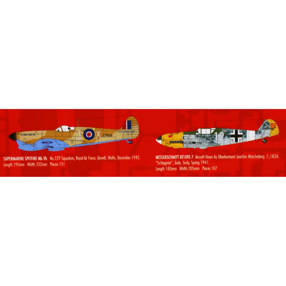 Airfix Dogfight Doubles Supermarine Spitfire Mkvb Messerschmitt Bf109e