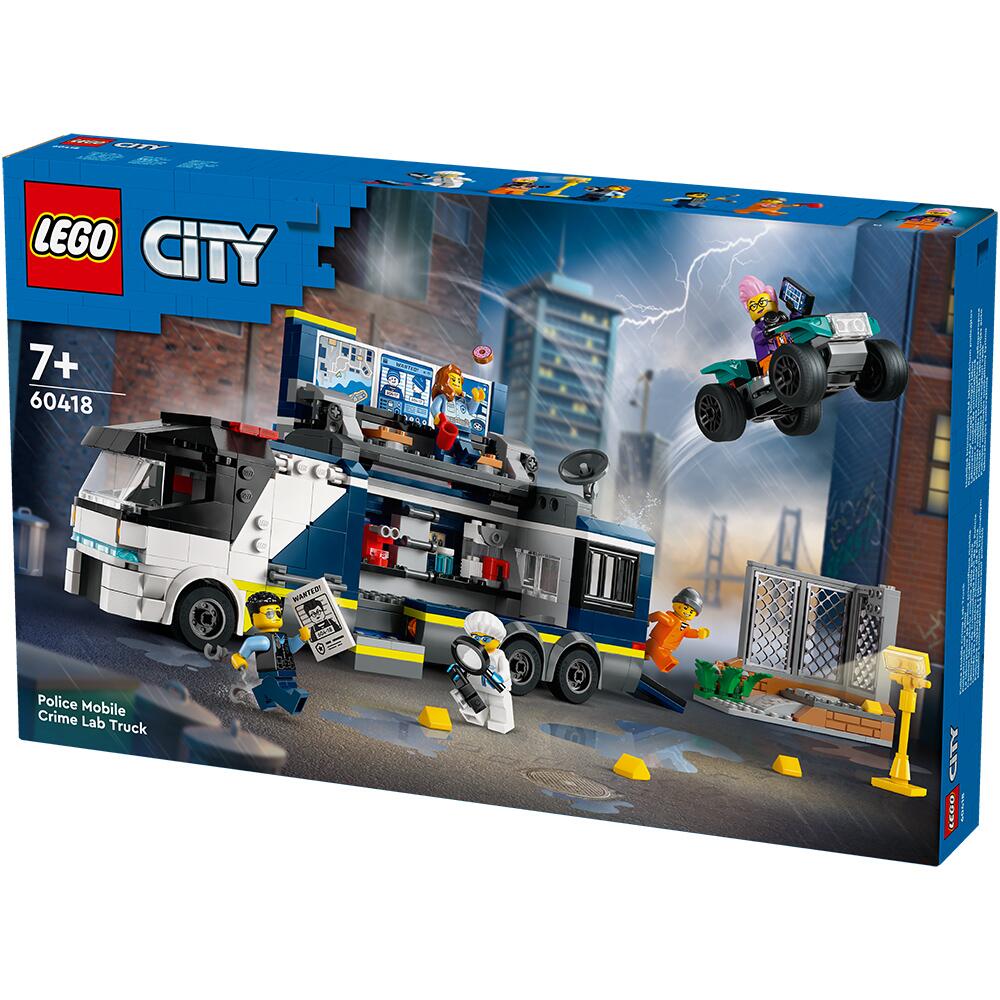 LEGO City Police Mobile Crime Lab Truck Set 60418 Ages 7+