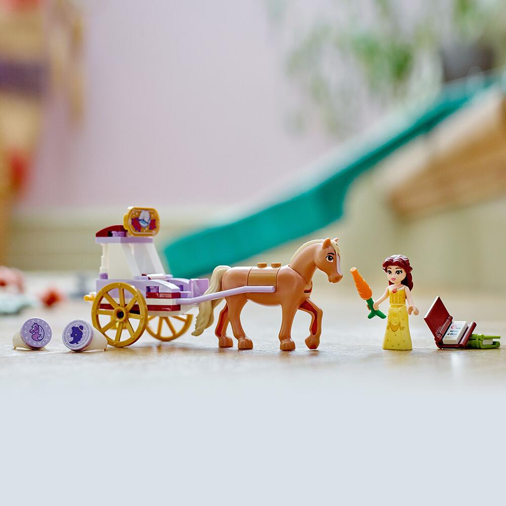 LEGO Disney Princess Belle s Storytime Horse Carriage Building Set 43233