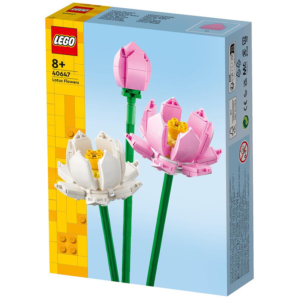 LEGO Icons Lotus Flowers Building Set 40647