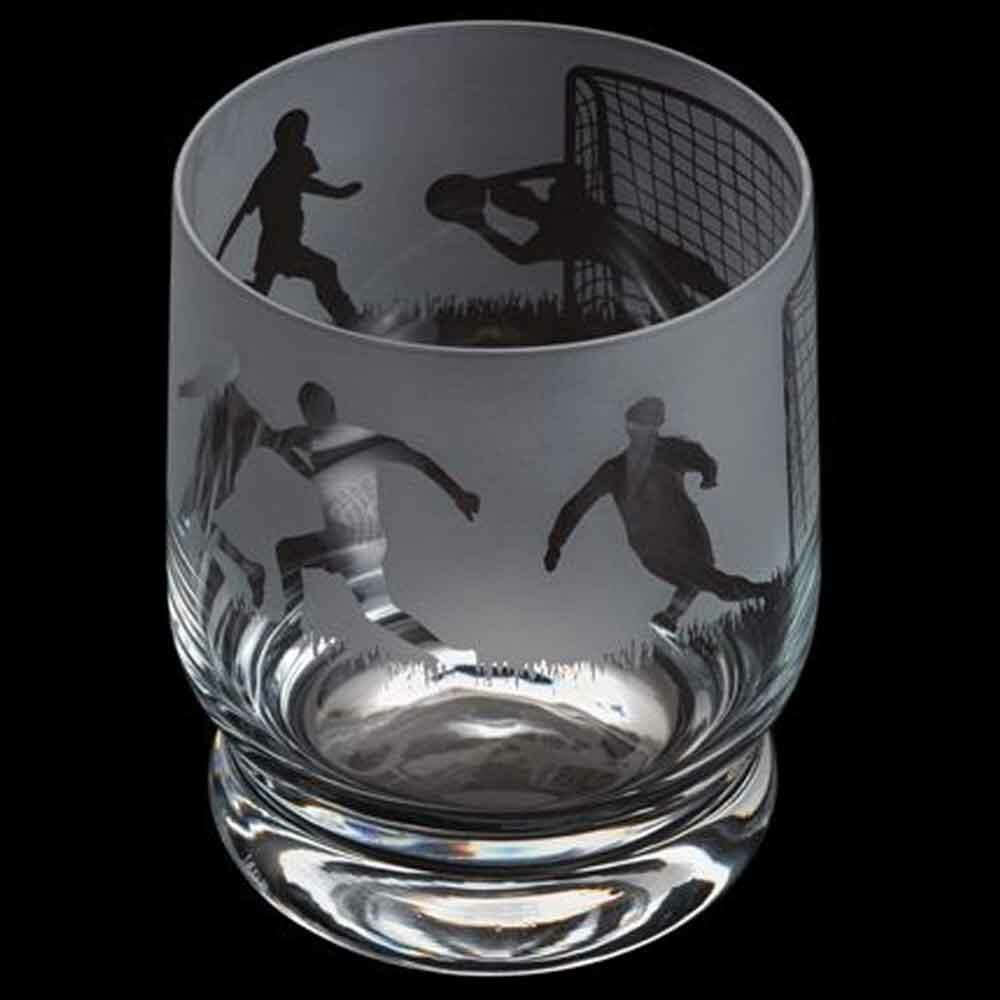 Dartington Aspect Hand Finished Football Tumbler TU3407/5/FOOTBALL