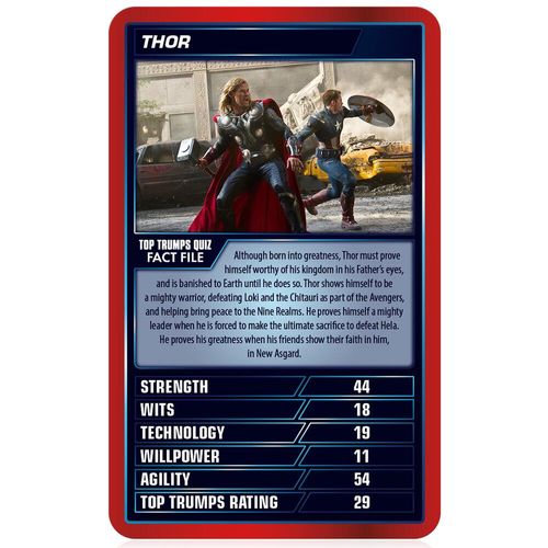 Top Trumps Marvel 30 Moments – Lernkartenspiel Aus Zinn, Für 2+ Spieler Ab 12 Jahre