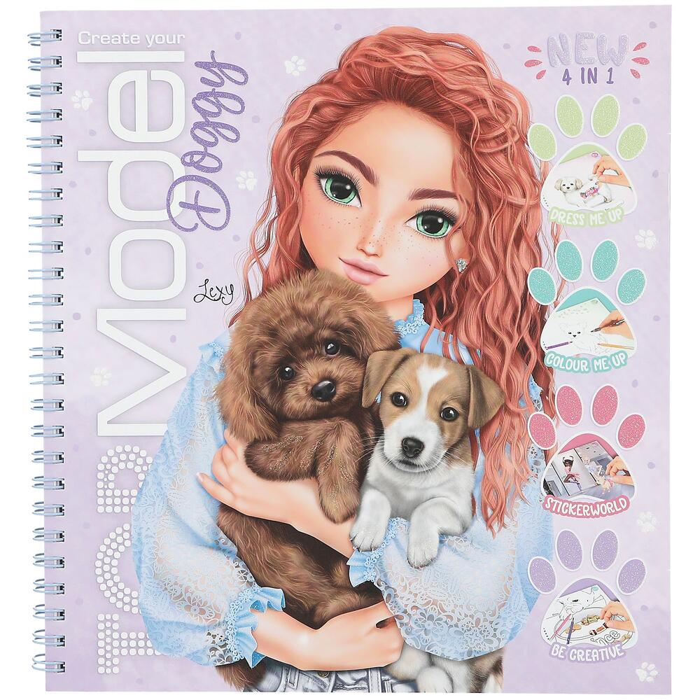 Depesche Create Your TOPModel Doggy Colouring Book 13218_A