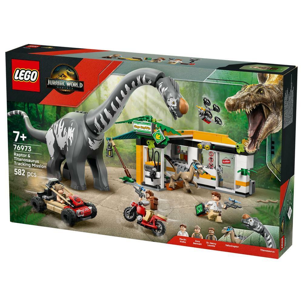 LEGO Jurassic World Raptor & Titanosaurus Tracking Mission 6526384
